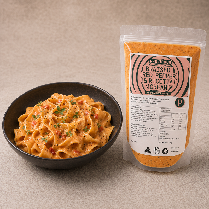 Load image into Gallery viewer, Braised Red Pepper and Ricotta Cream