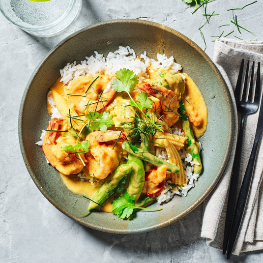 Spiced Red Prawn Curry