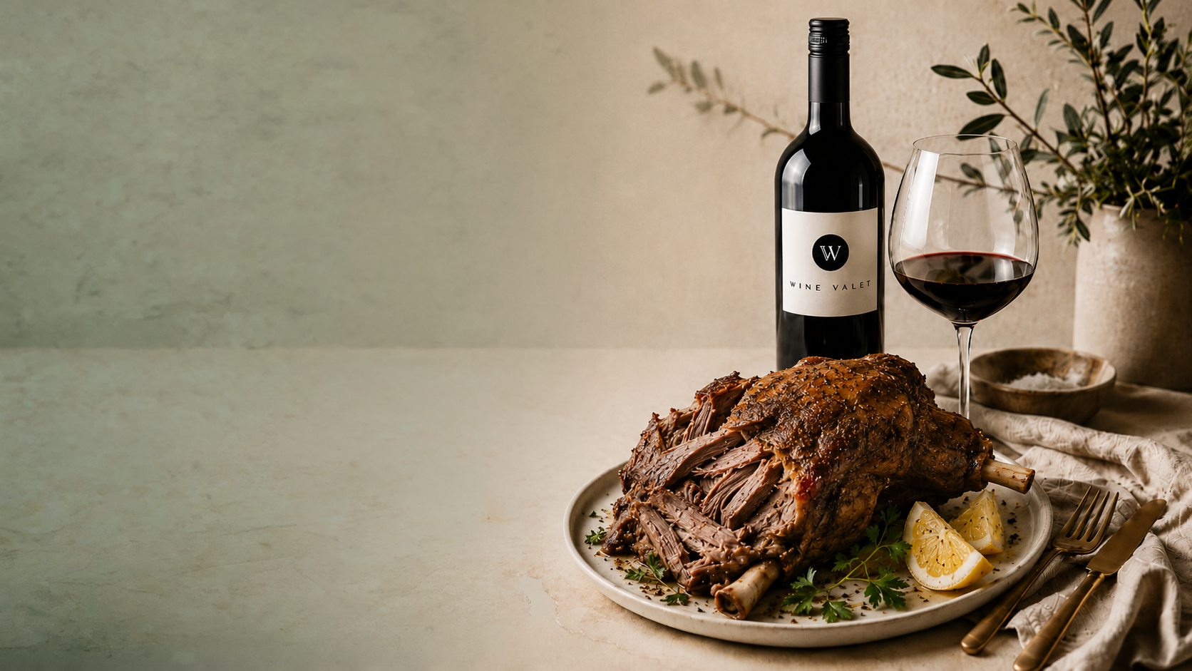 Perfect wines, matched to your order.