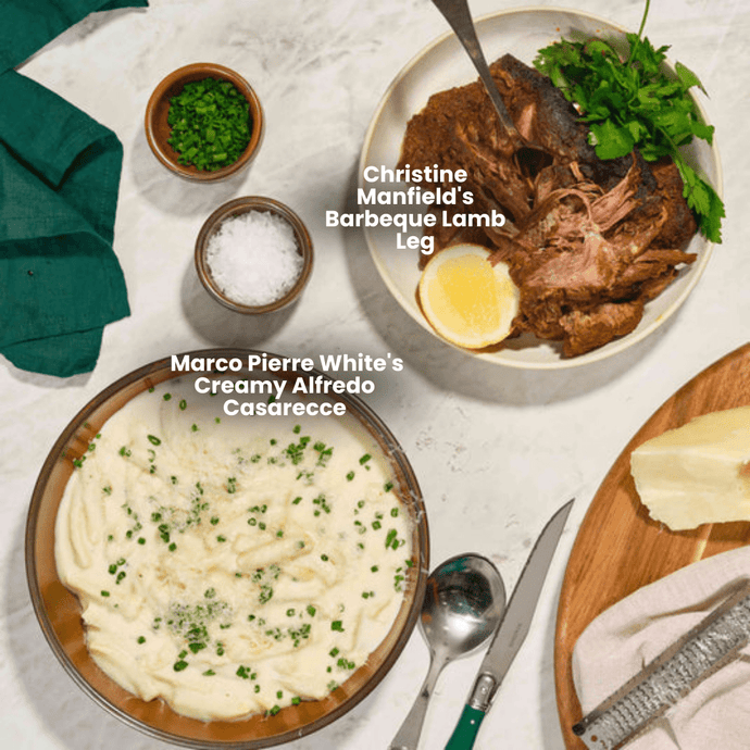 Barbeque Lamb Leg & Alfredo - Providoor
