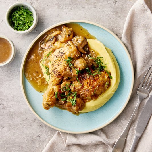 Load image into Gallery viewer, Lemon Chicken Scaloppine, Chicken Fricassee &amp; Pomme Purée - Providoor
