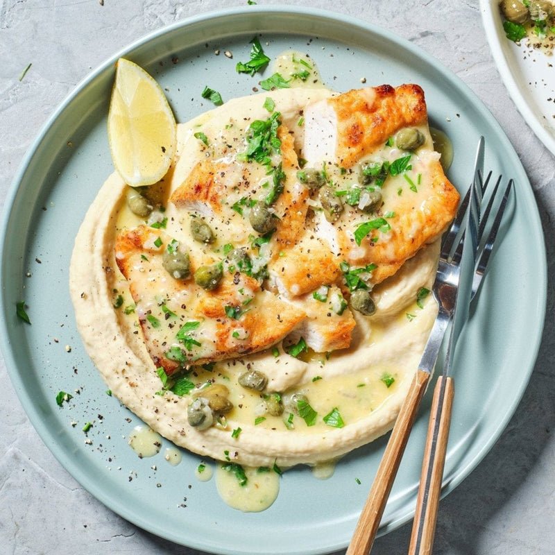 Load image into Gallery viewer, Lemon Chicken Scaloppine, Chicken Fricassee &amp; Pomme Purée - Providoor
