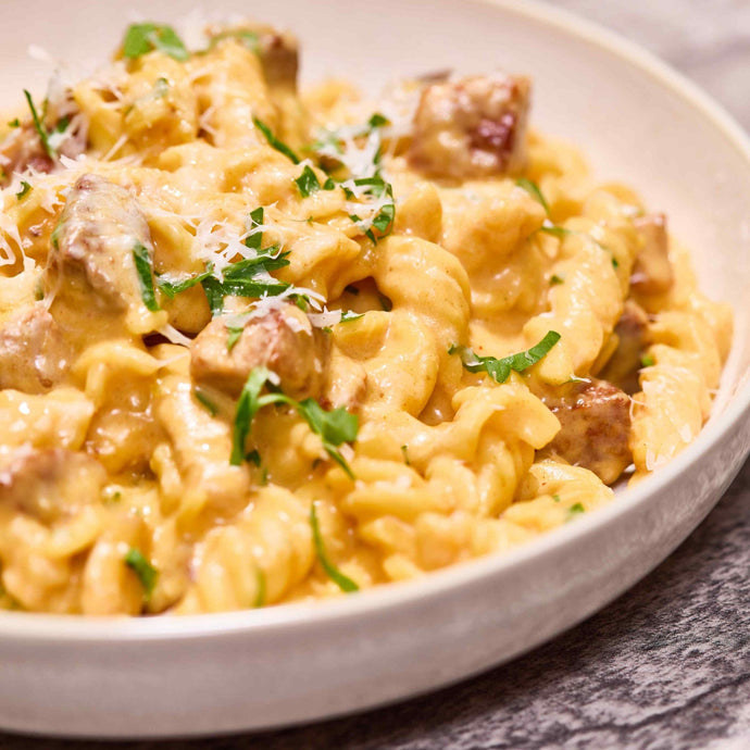 Nona's Creamy Chicken and Chorizo Fusilli - Providoor
