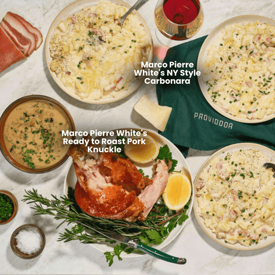 Roasted Pork Knuckle & Carbonara - Providoor
