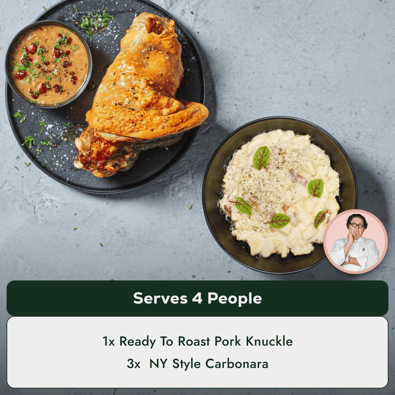 Load image into Gallery viewer, Roasted Pork Knuckle &amp; Carbonara Collection - Providoor
