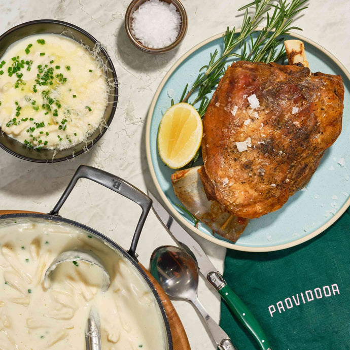 Slow Cooked Lamb Shoulder & Alfredo - Providoor