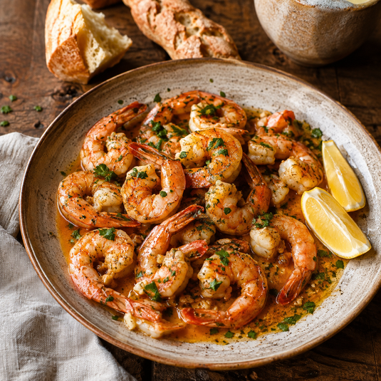 Spanish Garlic & Sherry Butter Prawns - Providoor
