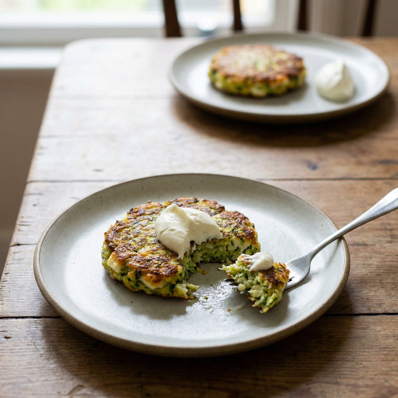 Load image into Gallery viewer, Zucchini &amp; Haloumi Fritters - Providoor
